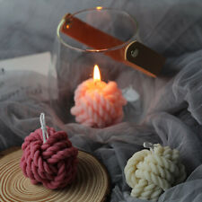 3D Candle Molds Pillar Silicone Soap Molds Wool Ball DIY Craft Making Wax Moulds