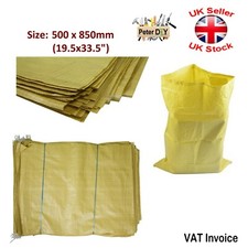 WOVEN Yellow BAG Large HEAVY
