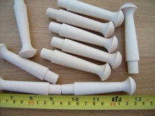 10x Hardwood shaker pegs
