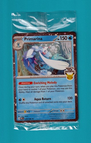 Primarina 020 084 sealed - primarina,