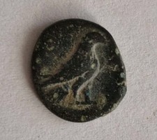 RARE ANCIENT GREEK BRONZE COIN