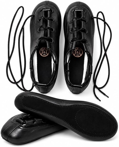 Irish dance pumps shoes black - dance,