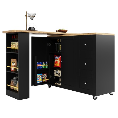 Dining bar kitchen - kitchen, island