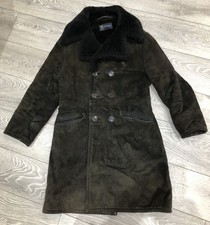 Men’s Vintage Hornes Of London Dark brown Sheepskin Coat Size 40 Medium