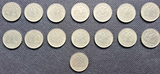 15 CIRCULATED RUSSIAN 1 RUBLE