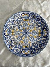 Vintage Ceramic Plate Moorish