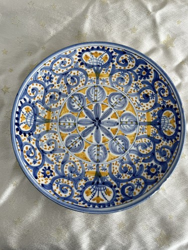 Vintage ceramic plate moorish - plate,