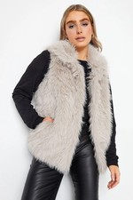 M &Co Light Grey Faux Fur