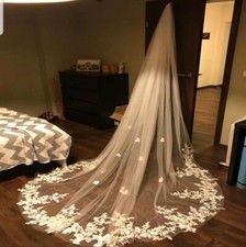 UK 1 Tier 3m 4m Bridal Veil