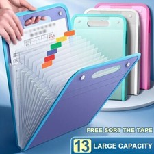 Expanding File Organiser A4 File Holder Paper Documents Storage Folder