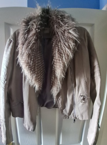 River island leather - river, jacket
