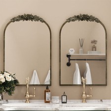 Vintage Carved Bathroom Mirror