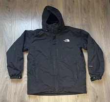 Men’s The North Face Hyvent Black 3-in-1 Coat Fleece Jacket Large TNF