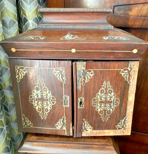 Victorian sewing box - sewing, cabinet