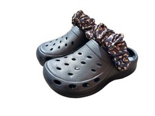 Animal Print Satin croc strap