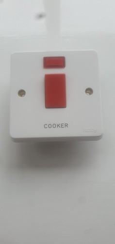 Cooker switch with - neon., 40