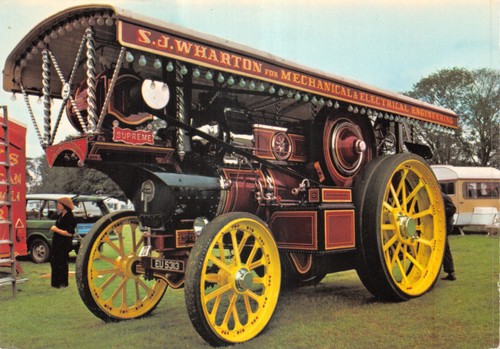 Steam traction engine - steam,