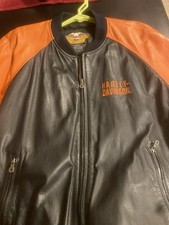 Vintage Orange & Black Harley