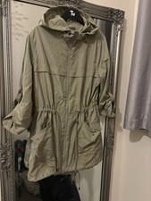 Khaki Thin Hooded Jacket Size