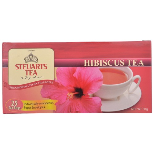 Steuarts tea hibiscus 25 - tea,