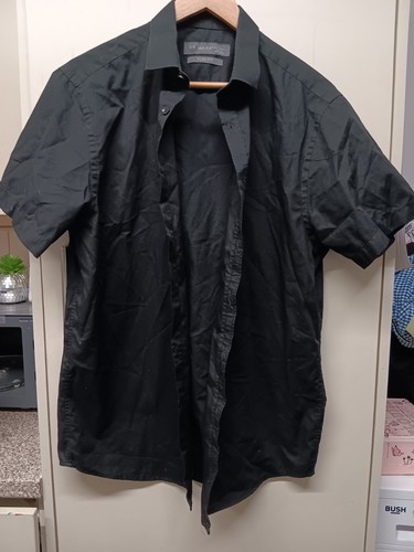 Mens black shirt - black, short