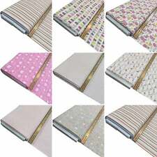 100% Certified Organic Cotton Fabric Cute Baby Girl  in 9 patterns 112cm wide