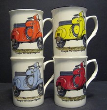 1 Mug VESPA 90 supersprint Scooter Fine bone china Mug Cup Beaker