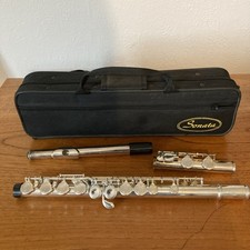 Sonata Silver-Plated Flute Pitched ‘C’ With Carrying Case