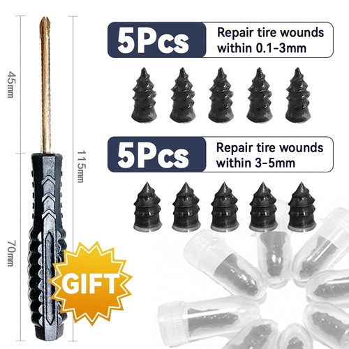 Car tire repair - repair, nails