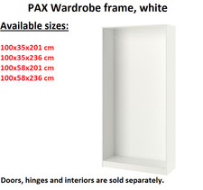 IKEA PAX Wardrobe Frame White