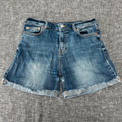 Ladies size blue cut off - size,