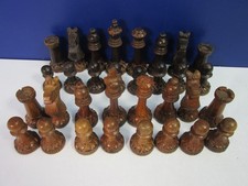 Vintage wooden chess hand - vintage,