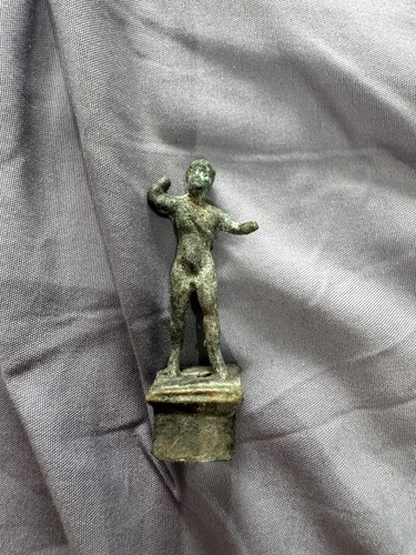 Roman bronze statuette - roman,