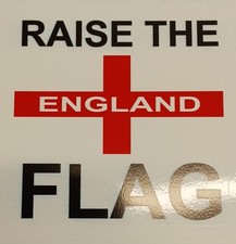 Raise The Flag George Cross Car Vespa Lambretta Scooter Camper Van Decal Sticker