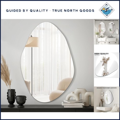 Stylish asymmetrical mirror - asymmetrical,