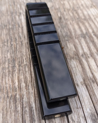 Ebonite rosary beads with