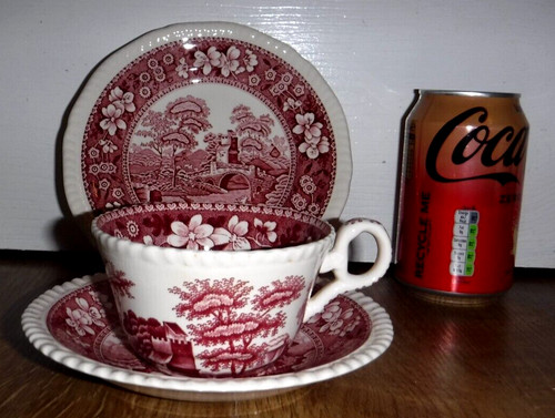 Spode tower pink - spode, trio