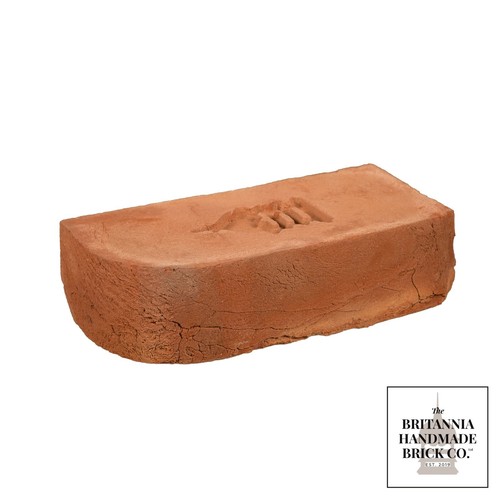Single bullnose brick red - single,