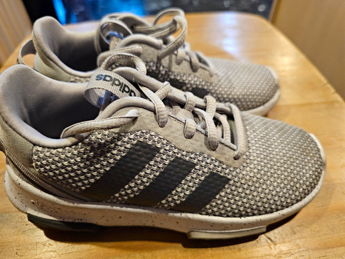 Adidas gray mesh - mesh, low