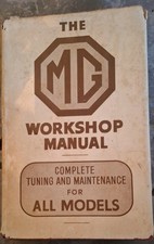 The MG Workshop Manual Complete Tuning & Maintenance W.E. Blower Mgb gt tf etc