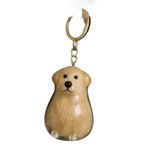 Dog hair collector keychain - dog,