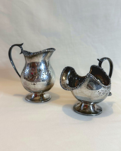 Vintage silver plated - vintage, creamer
