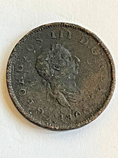1806 KING GEORGE III COPPER OR BRONZE HALF-PENNY COIN