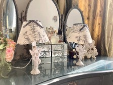 Pair of French Cherub Lamps -