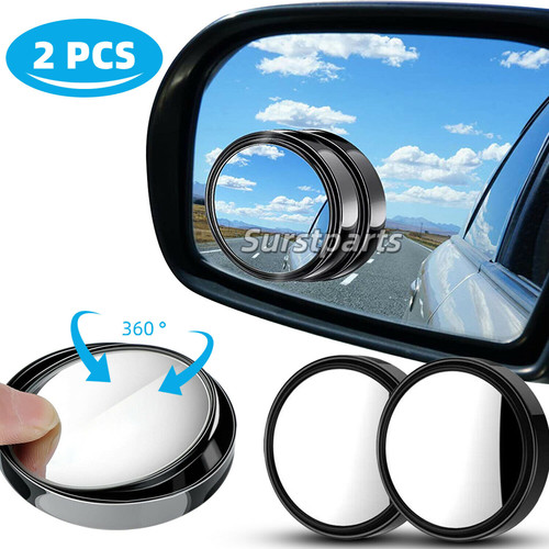2pcs blind spot mirrors round - 2pcs,