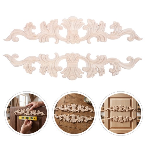 Pcs french wood carving - 2,
