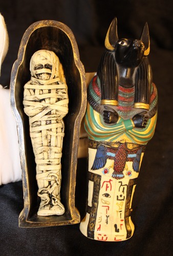 Ancient egyptian anubis statue - ancient,