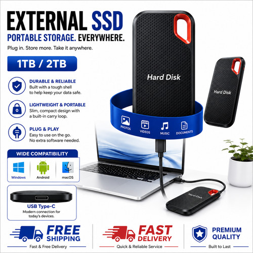 2tb external hard - hard, drive
