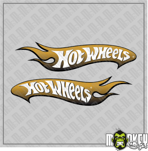 Hot wheels decal set - hot,