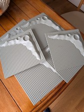 LEGO Moon Crater Lunar Space Baseplate 1980s Vintage X 6